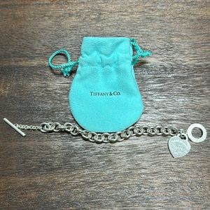 Women’s Tiffany Heart Tag Toggle Bracelet Silver 925 Bracelet